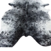 Cowhide Rug - Speckled Black Spotted