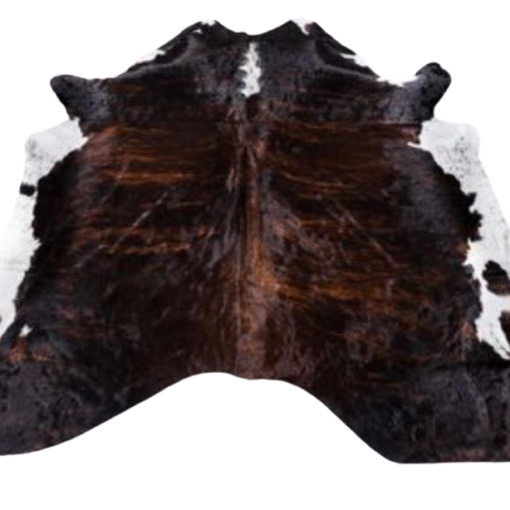 Cowhide Rug - White Brindle