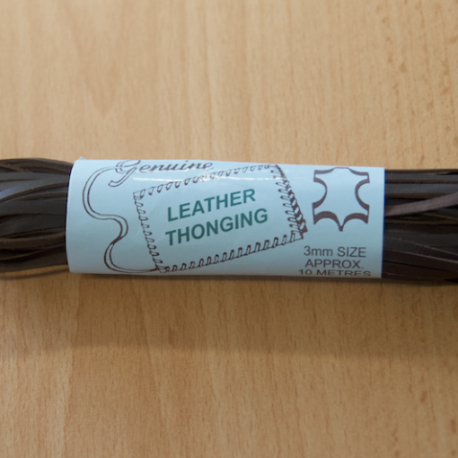 Leather Lacing - Dark Brown