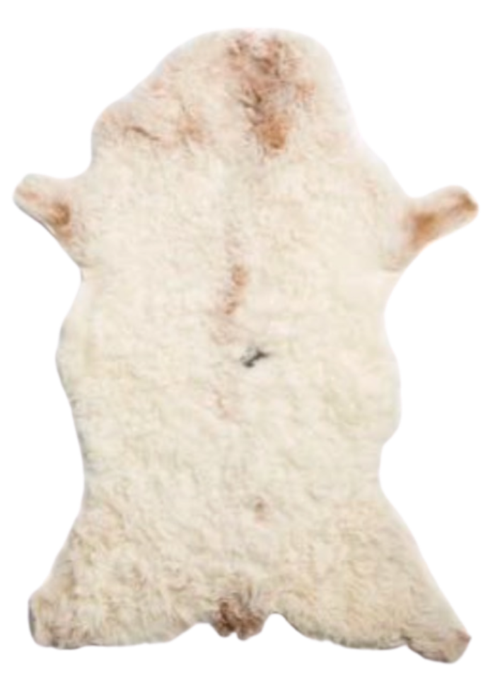 Curly Mountain Sheepskin - White