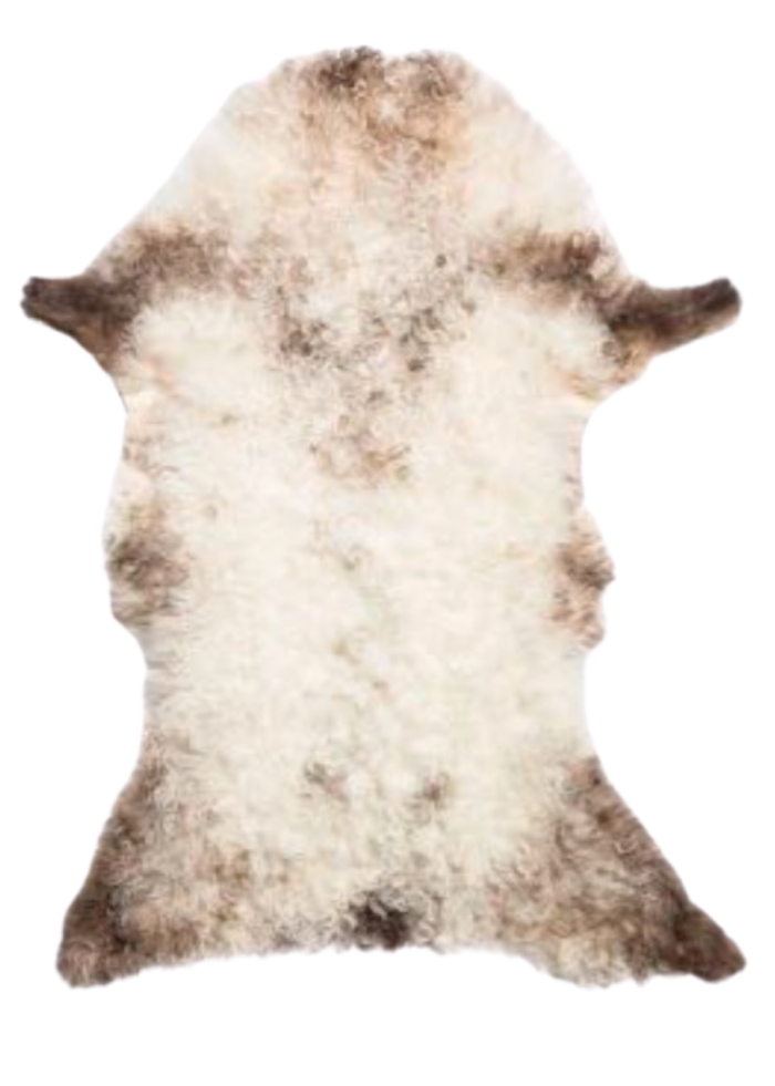 Curly Mountain Sheepskin - Brown