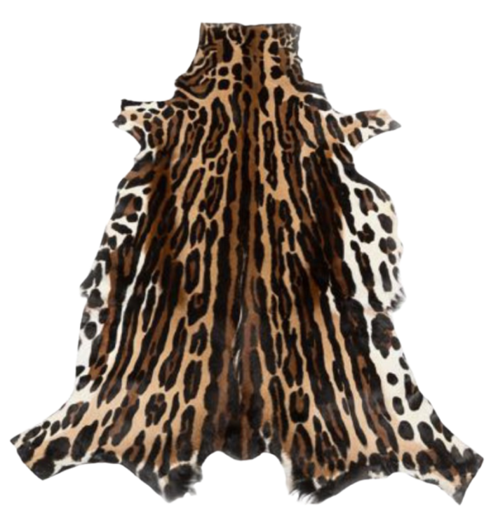 Springbok Rug with Ocelot Print | Home Decor | Italian Leather