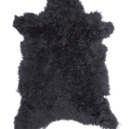 Cashmere Goat Skin Rug - Noir