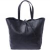 Italian Leather Shopping Tote