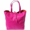 Italian Leather Shopping Tote