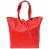 Italian Leather Shopping Tote