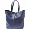 Italian Leather Shopping Tote