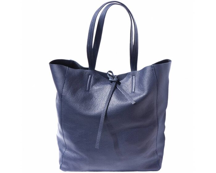 Italian Leather Shopping Tote