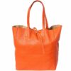 Italian Leather Shopping Tote