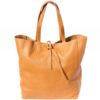 Italian Leather Shopping Tote
