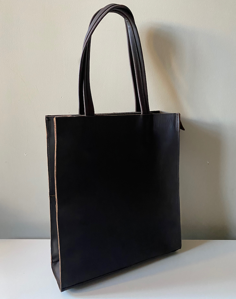 Harper Teak - Genuine Leather Tote Bag | Italian Leather