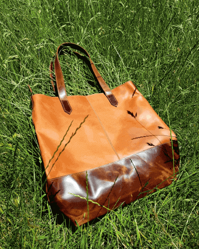Nevada Tan - Genuine Leather Tote Bag