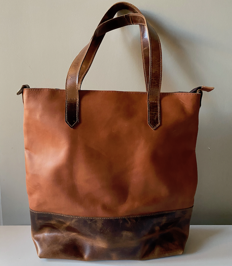 Nevada Tan - Genuine Leather Tote Bag | Italian Leather
