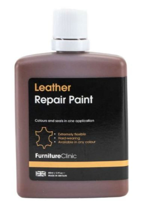 Furniture Clinic Leather Repair Paint, 2-in-1 Seal and Color