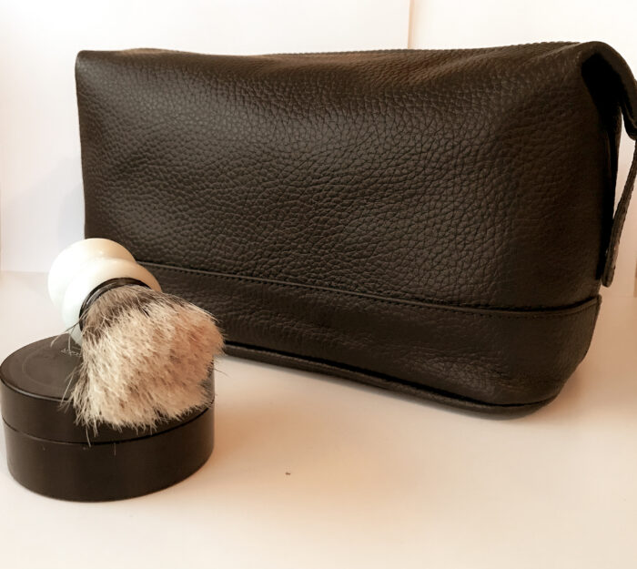 Genuine Leather Toiletry Bag