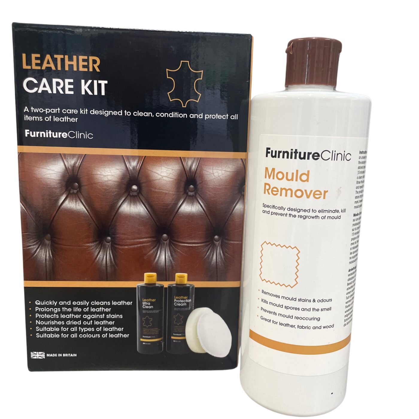 Ultimate Mould Remover Kit 500 ml Italian Leather